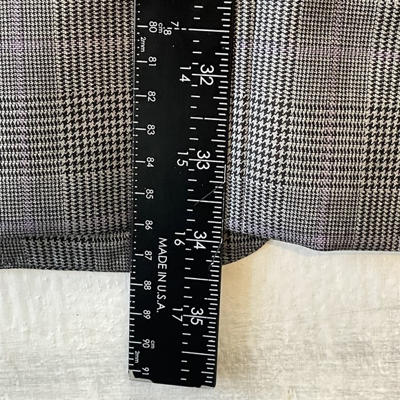 Mens 42L X-Long Gray Glenn Check Dormeuil Amadeus Wool Suit Jacket Sport Coat - Picture 11 of 12